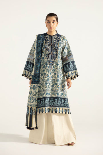 Sapphire U3E DY22V5 2 3 Piece Embroidered Cotton Suit Intermix Collection 2022 Online Shopping